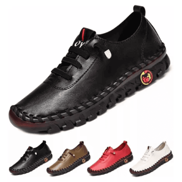 OrthoChic® - Chaussures Orthopédiques Ultra Douces et Flexibles - Cuir de Haute Qualité