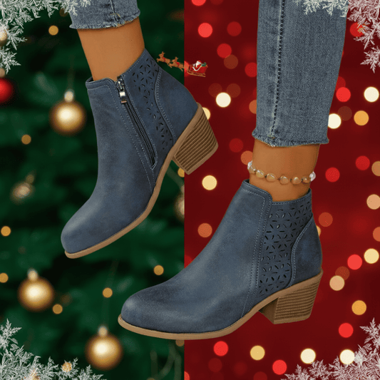 Botte orthopédique en cuir pour femme – Soulagement à chaque pas