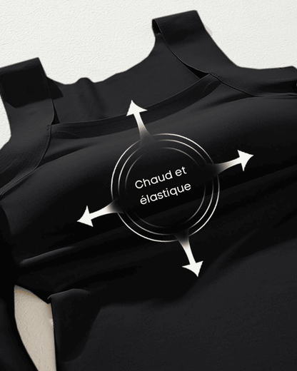 Débardeur Gainant Avec Soutien-Gorge Intégré et Encolure en U