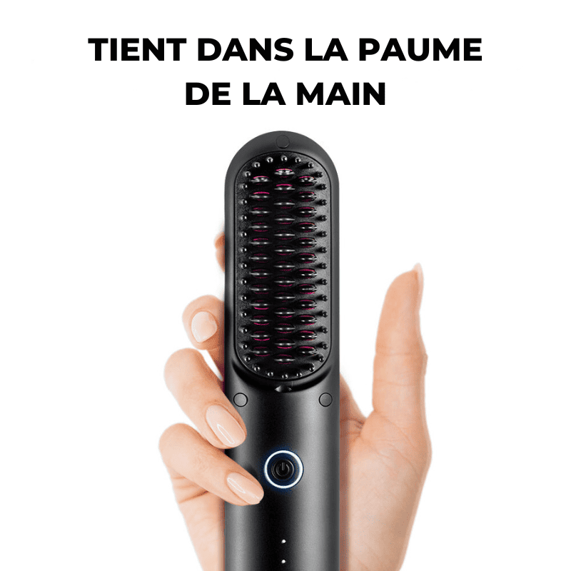 Brosse Lissante Lure Hair 5 en 1 Sans Fil - Cheveux lisses et sans frisottis en quelques secondes