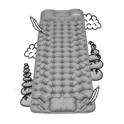 Matelas Gonflable Premium avec Pompe Intégrée – Résistant à l’Eau et à une Utilisation Intense