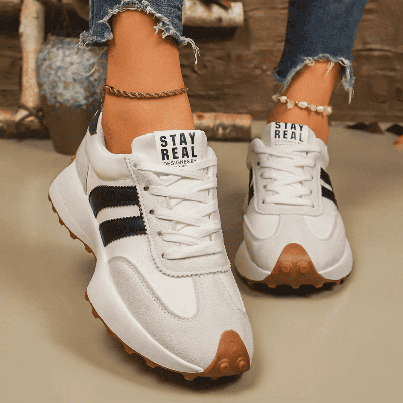 Baskets Orthopédiques pour Femme OrthoBelle – Confort, Style & Soulagement Réel pour Vos Pieds + Semelle offerte