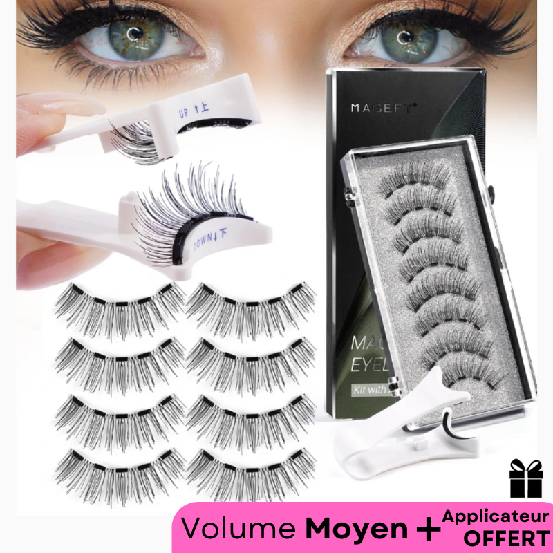 Cils Magnétiques Réutilisables SyncLashes + Applicateur Magnétique GRATUIT