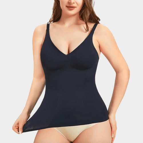 Débardeur Sculptant à Encolure en V