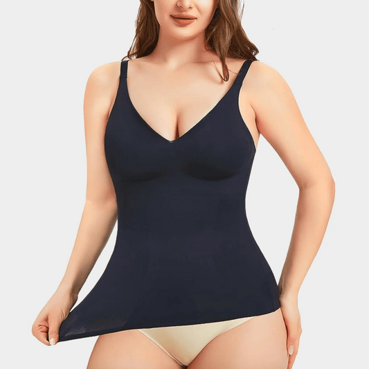 Débardeur Sculptant à Encolure en V