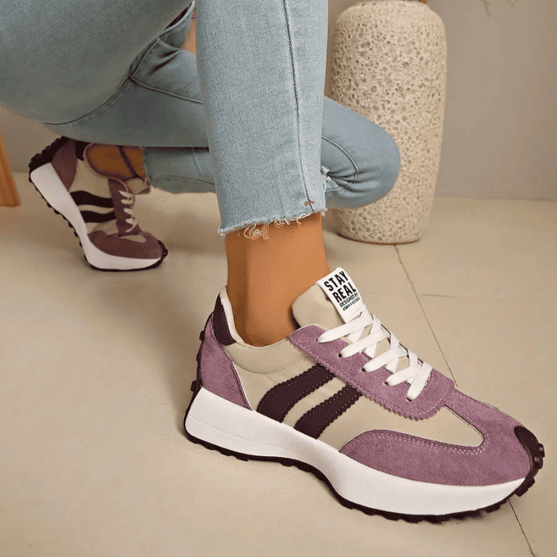 Baskets Orthopédiques pour Femme OrthoBelle – Confort, Style & Soulagement Réel pour Vos Pieds + Semelle offerte