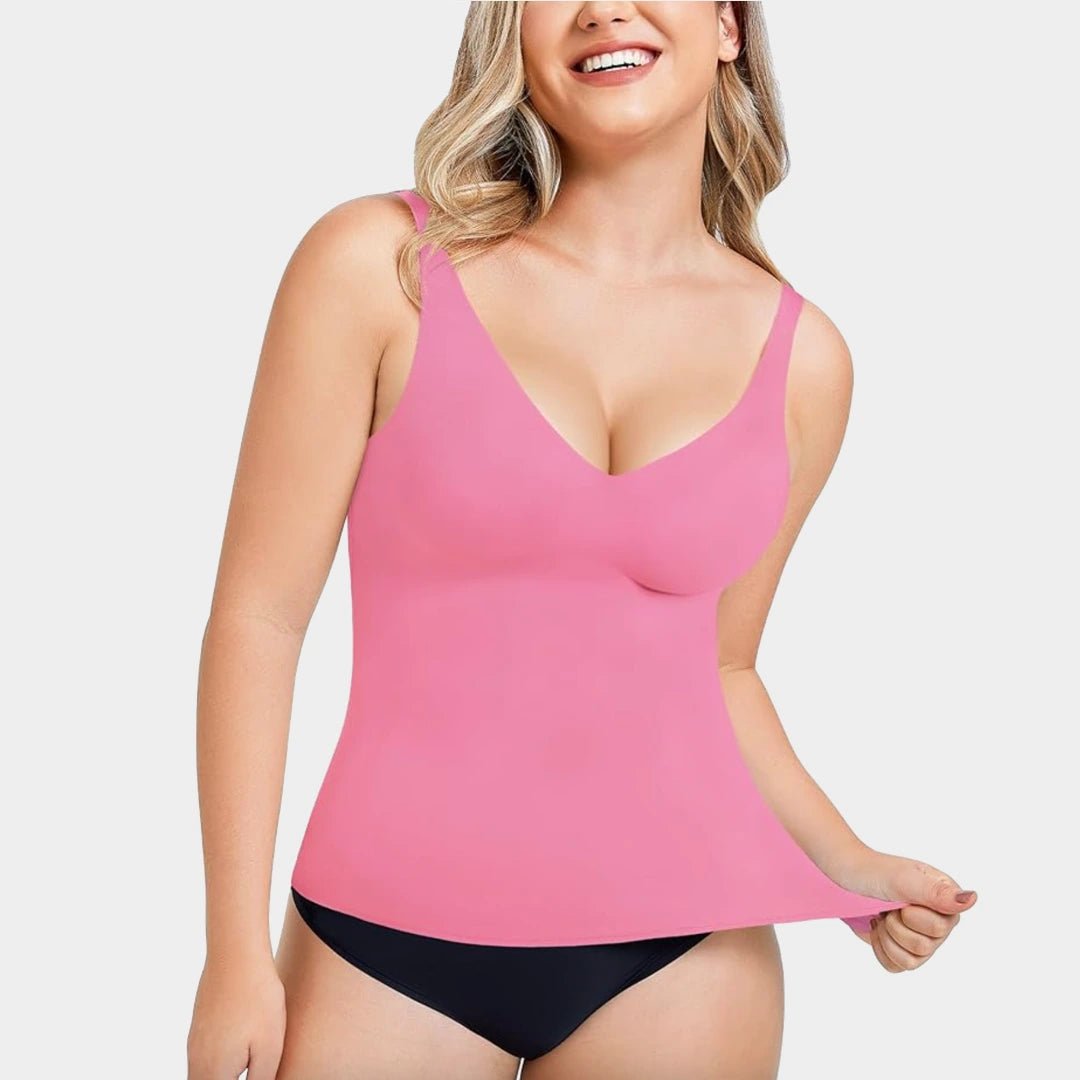 Débardeur Sculptant à Encolure en V