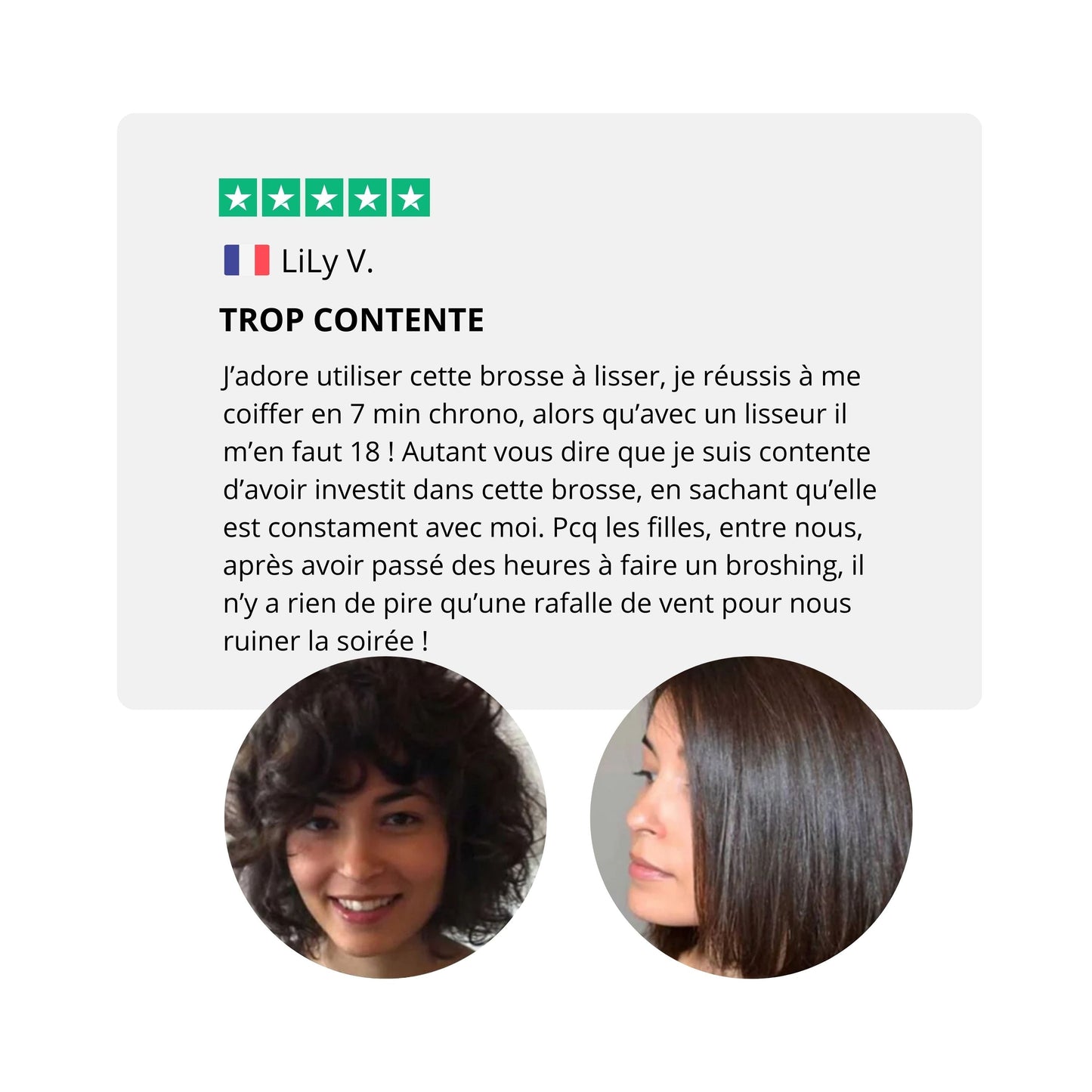 Brosse Lissante Lure Hair 5 en 1 Sans Fil - Cheveux lisses et sans frisottis en quelques secondes