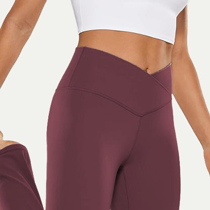 Leggings Yoga Flare Cross Waist FlexiSculpt