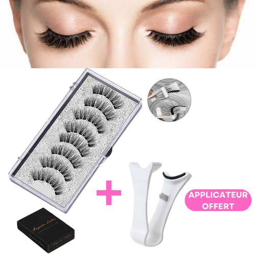 Cils Magnétiques Réutilisables SyncLashes + Applicateur Magnétique GRATUIT