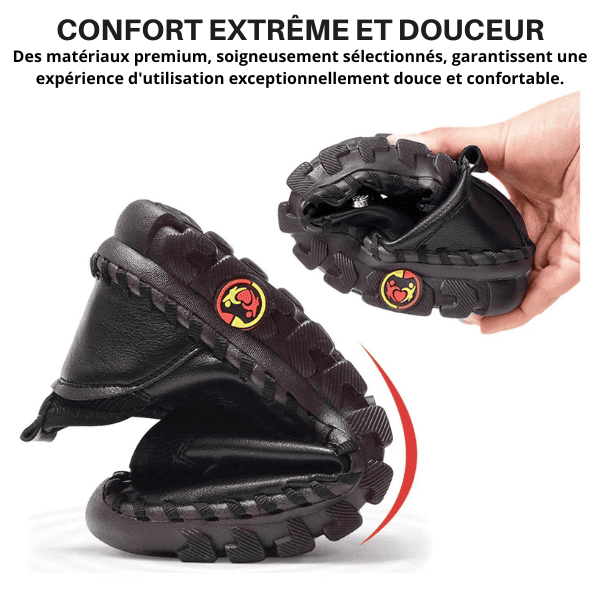 OrthoChic® - Chaussures Orthopédiques Ultra Douces et Flexibles - Cuir de Haute Qualité