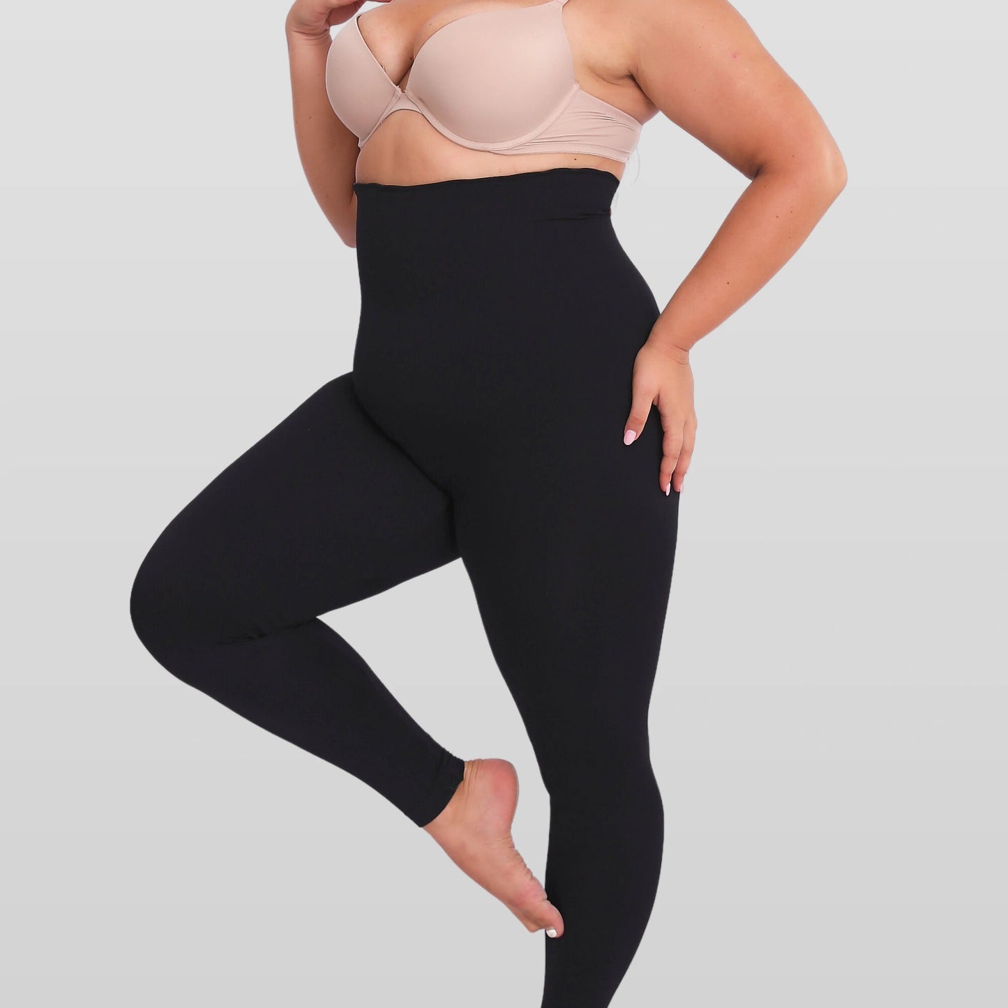 Luxmery Essentials Leggings Sculptants à Taille Haute avec Contrôle du Ventre