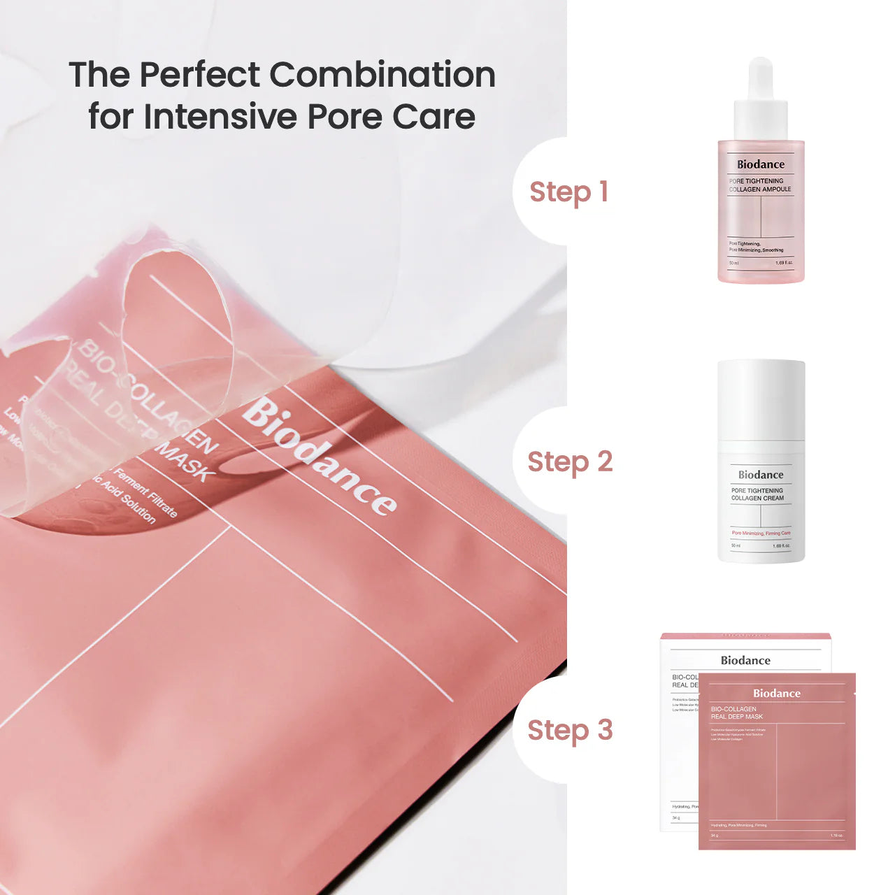 Bio-Collagen Real Deep Mask (4 Masques)