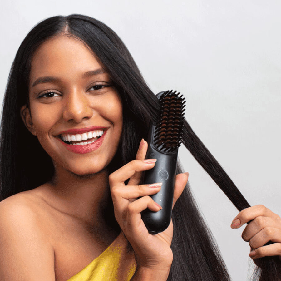 Brosse Lissante Lure Hair 5 en 1 Sans Fil - Cheveux lisses et sans frisottis en quelques secondes