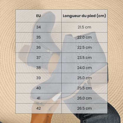 Botte orthopédique en cuir pour femme – Soulagement à chaque pas